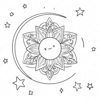 Bright Star Constellation Coloring Page 14370-11892