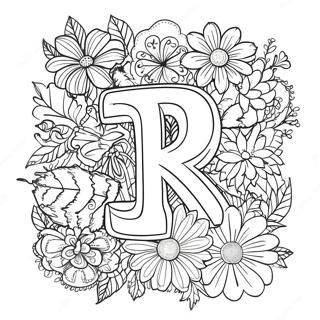 Letter For Adults Coloring Page 14389-11902