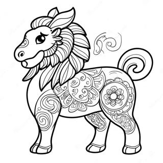 Chinese Zodiac Coloring Page 14399-11911