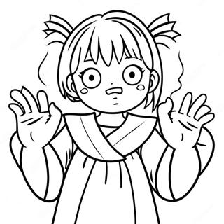 Himiko Toga Coloring Pages