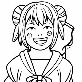 Himiko Toga With Bloodthirsty Smile Coloring Page 14410-11921