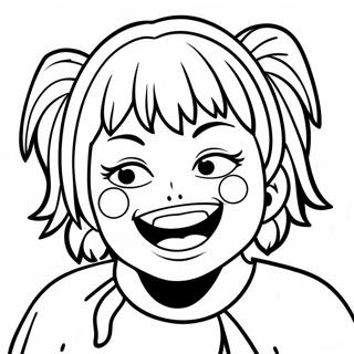 Himiko Toga With Bloodthirsty Smile Coloring Page 14410-11922