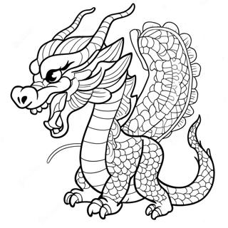 Chinese Dragon Coloring Page 14419-11926