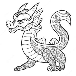 Chinese Dragon Coloring Page 14419-11928