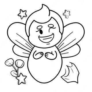 Tooth Fairy Coloring Page 14429-11935