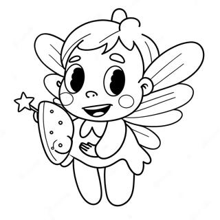 Tooth Fairy Coloring Page 14429-11936