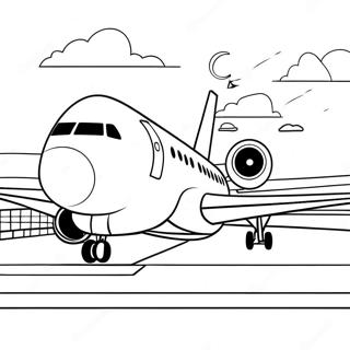 Airport Coloring Page 14489-11982