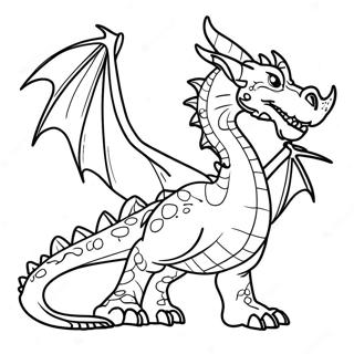 Ice Dragon Coloring Pages