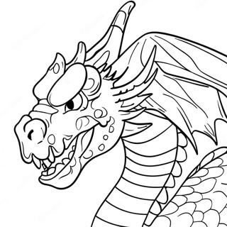 Ice Dragon Coloring Page 14519-12006