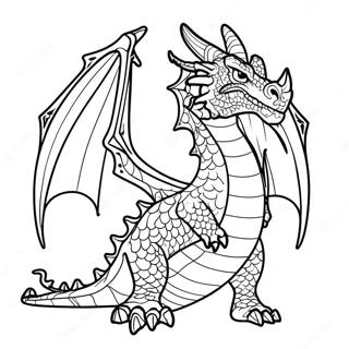 Ice Dragon Coloring Page 14519-12007