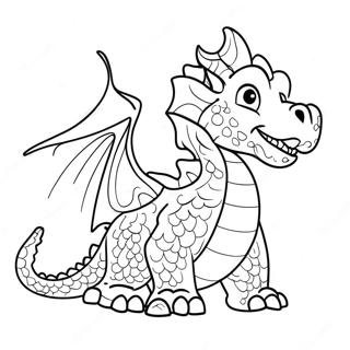 Ice Dragon Coloring Page 14519-12008