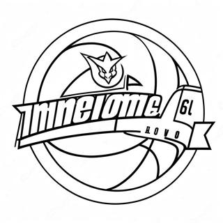 Nba Team Logo Coloring Page 14559-12040