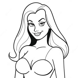 Jessica Rabbit Coloring Page 14619-12088