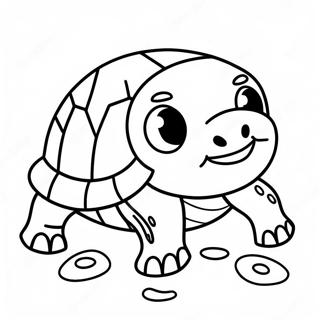 Cute Baby Sea Turtle Coloring Page 14640-12108