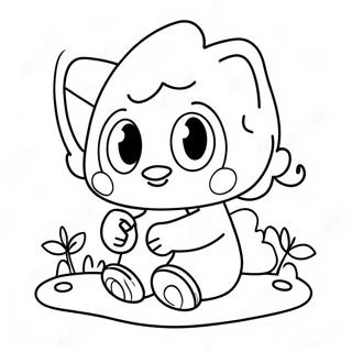 Cute Teenieping Characters Coloring Page 14650-12114