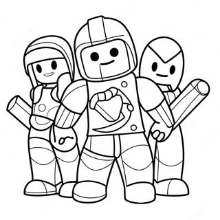 Roblox For Girls Coloring Page 14659-12119