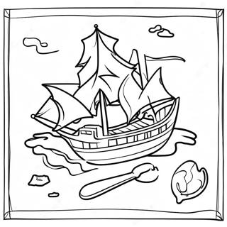 Treasure Map Coloring Page 14679-12134