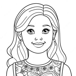 Barbie Chelsea Coloring Pages