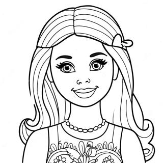 Barbie Chelsea Coloring Page 14699-12150