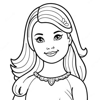 Barbie Chelsea Coloring Page 14699-12151