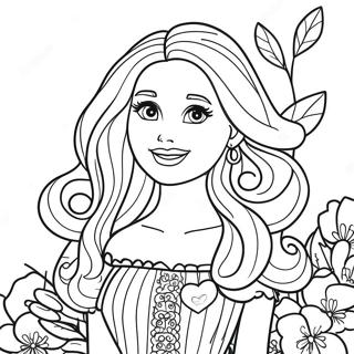 Barbie Chelsea Coloring Page 14699-12152