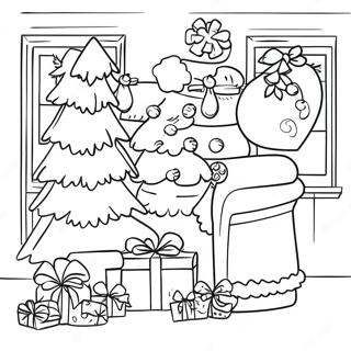 Festive Christmas Traditions Coloring Page 14710-12161