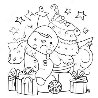 Festive Christmas Traditions Coloring Page 14710-12164