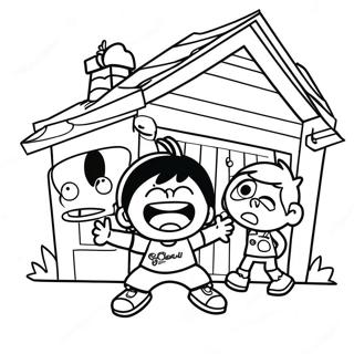 Loud House Coloring Page 1471-1175