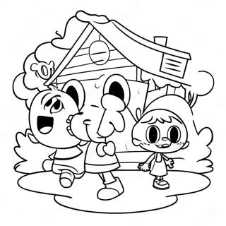 Loud House Coloring Page 1471-1176