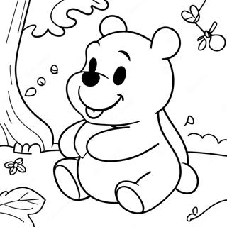 Winnie The Pooh Halloween Coloring Pages