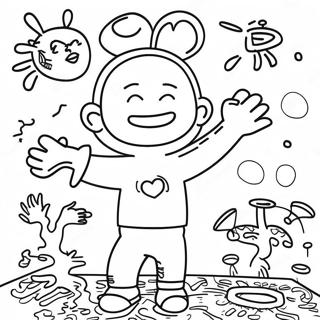 Keith Haring Coloring Page 14749-12191