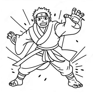 Obito In Battle Pose Coloring Page 14770-12209