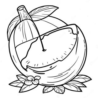 Coconut Coloring Page 14779-12215