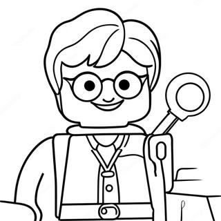 Lego Harry Potter Coloring Page 14809-12238