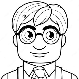 Lego Harry Potter Coloring Page 14809-12239