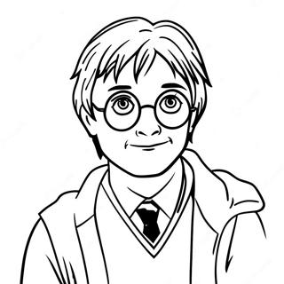 Harry Potter With Wand Coloring Page 14810-12241