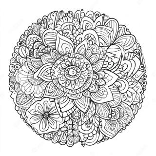 Boho Mandala Coloring Page 1481-1182