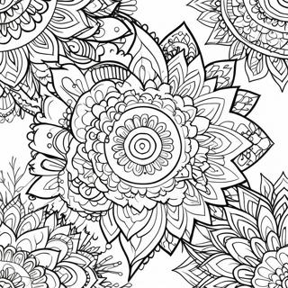 Boho Mandala Coloring Page 1481-1183