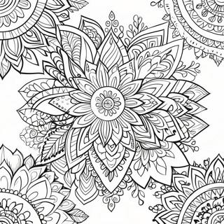 Boho Mandala Coloring Page 1481-1184