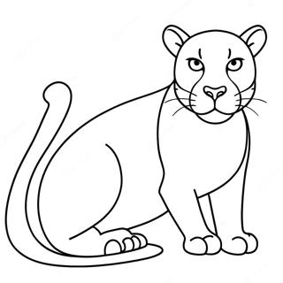 Panther Coloring Page 14839-12263