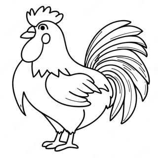 Rooster Coloring Page 14869-12288