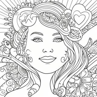 Self Love Affirmation Coloring Page 14879-12295