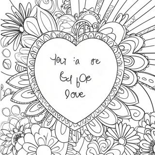 Self Love Affirmation Coloring Page 14879-12296