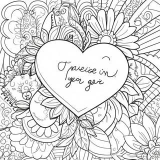 Empowering Self Love Quotes Coloring Page 14880-12299