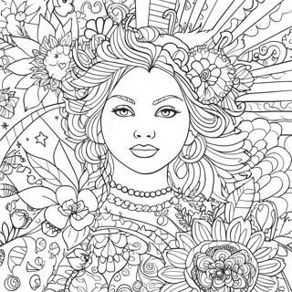 Empowering Self Love Quotes Coloring Page 14880-12300