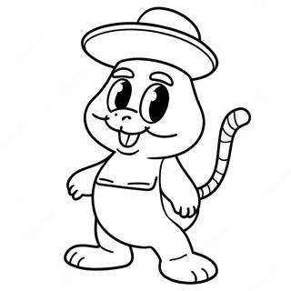 Sandy Cheeks Coloring Page 14929-12350