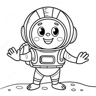 Sandy Cheeks In Her Diving Suit Coloring Page 14930-12353