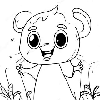 Nightmare Huggy Wuggy Coloring Page 14949-12367