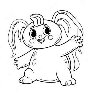 Nightmare Huggy Wuggy Coloring Page 14949-12368