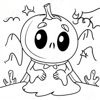 Spooky Nightmare Huggy Wuggy Coloring Page 14950-12372